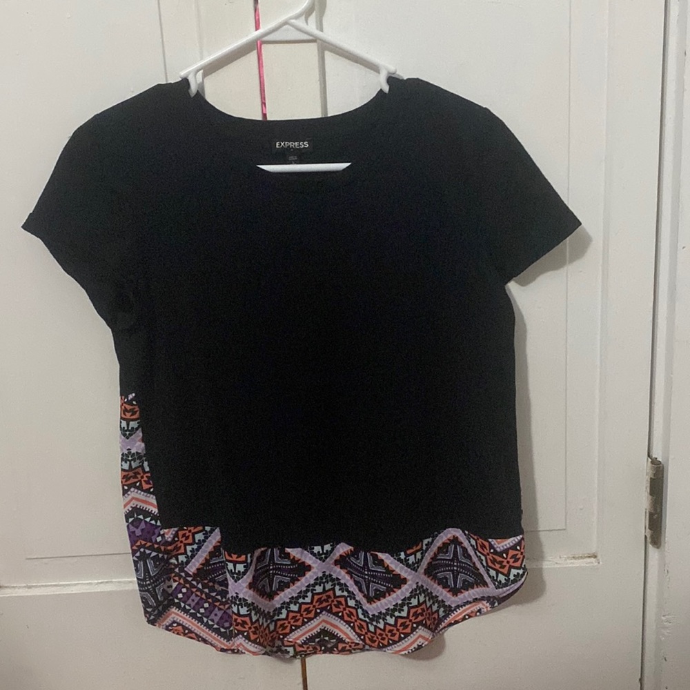 Express two toned tee